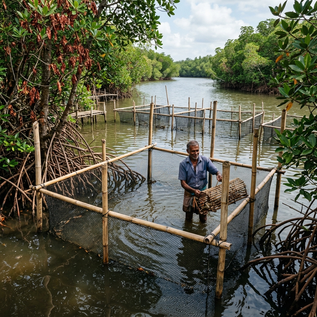 Mud crab farming