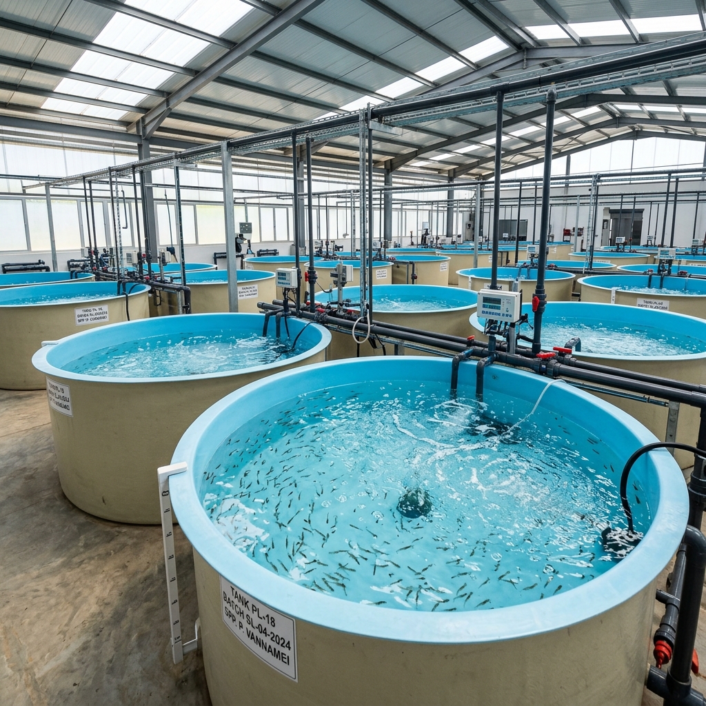 Shrimp farming in Sri Lanka
