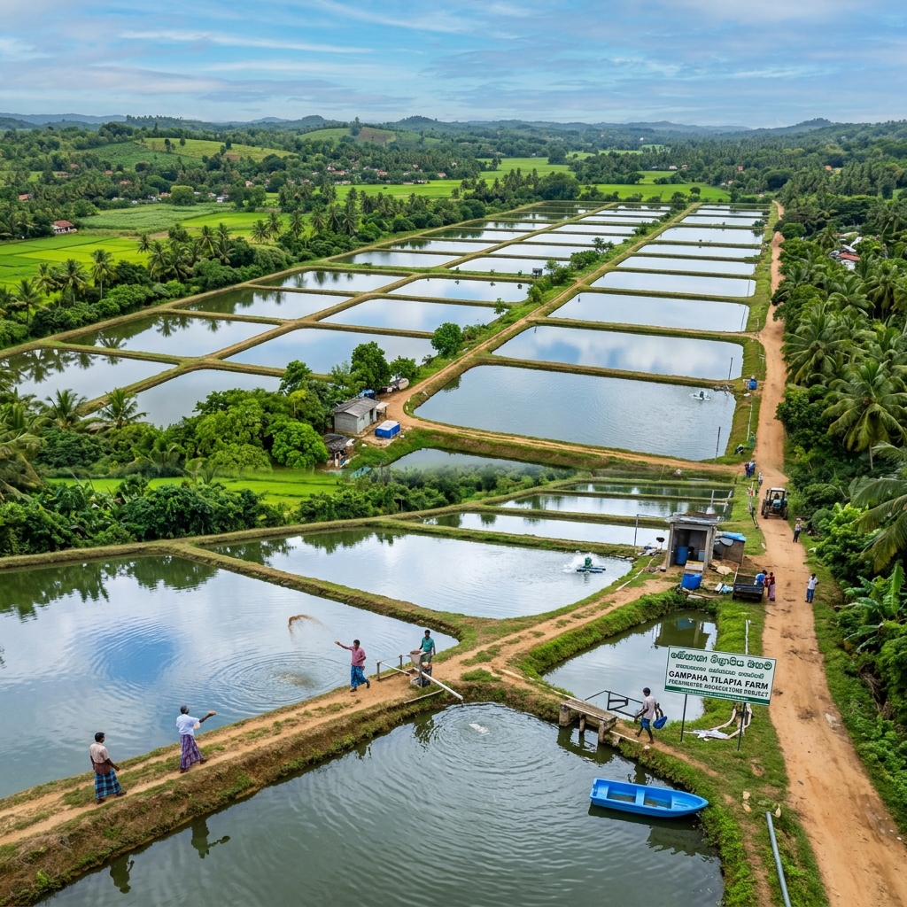 Tilapia fish farming