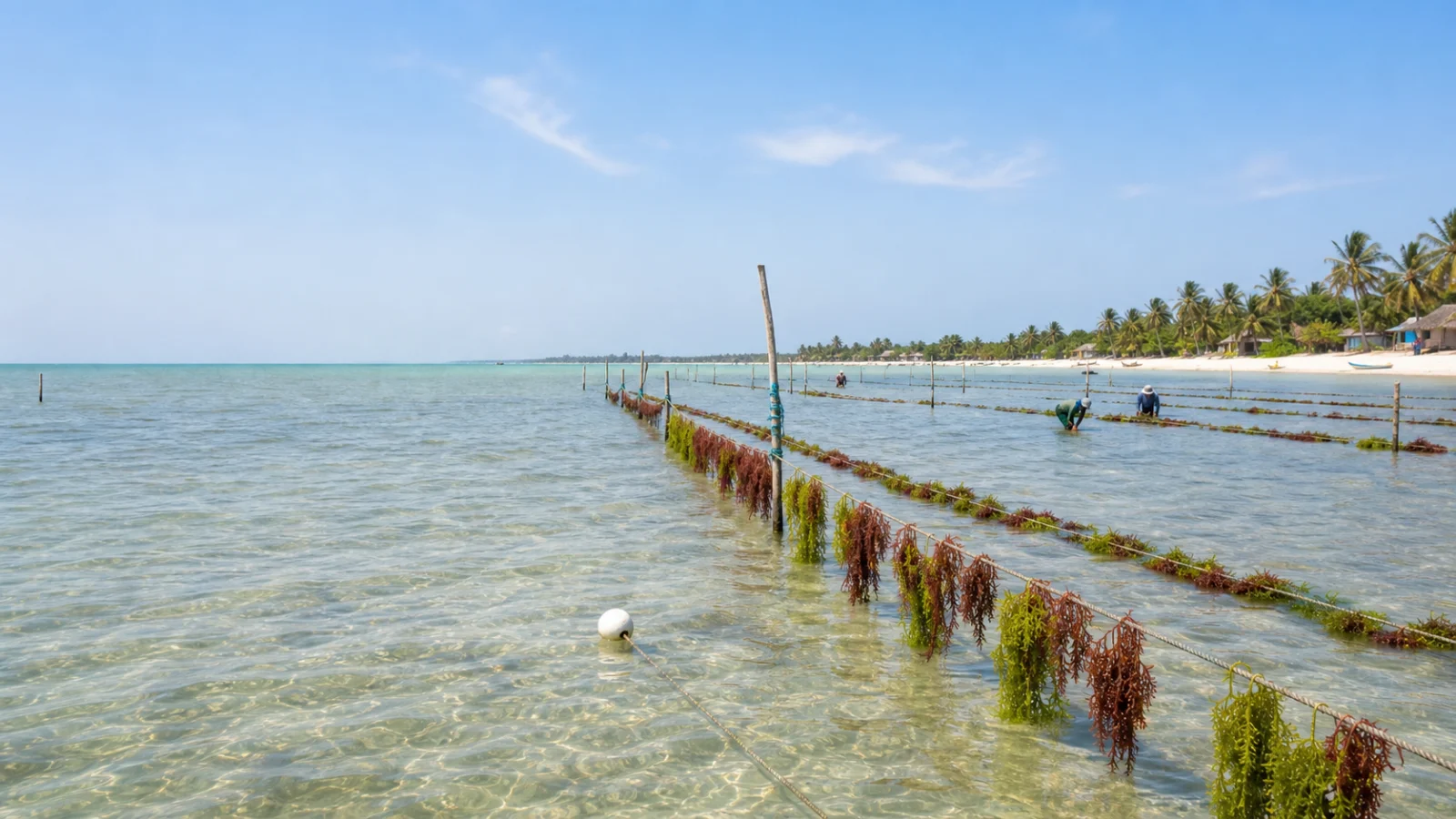 Coastal seaweed cultivation